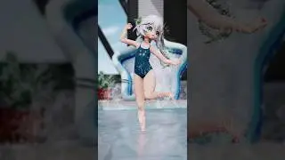 [Genshin Impact MMD] Swimsuit Nahida -【Loli God Requiem】-【粛聖!! ロリ神レクイエム】 
