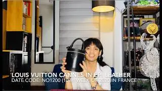 Louis Vuitton Cannes in Black Epi Leather