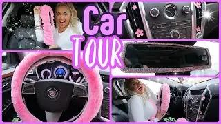 My Pink Girly CAR TOUR + set up! *Barbie-mobile*