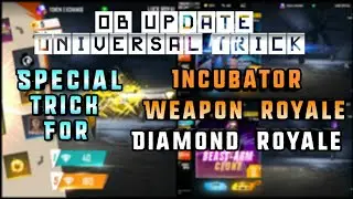 OB Update special trick for rare items permenant | weapon, diamond royale, incubator and gun skins