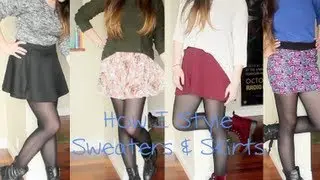 How I Style Sweaters and Skirts