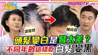 頭髮變白是腎太差? 不同年齡這樣吃 白髮 變黑!ft. 中醫師 陳峙嘉 譚敦慈【 小宇宙大爆發 】