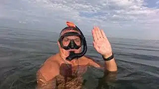 #Анапа.Сегодня 09.09.2024. Чёрное море. Пляж «Малая Бухта».Время 8.00 Воздух 23 Море 24Подводный мир