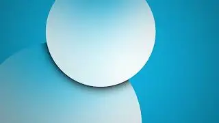 White and Light Blue Circles Seamless Motion Background | Modern Design Animation