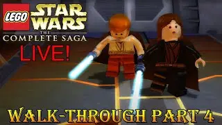 LEGO Star Wars The Complete Saga LIVE! Walk-through Part 4! The Skywalker Saga HYPE!!!