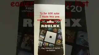 Tysm for 600 subs! #freerobux