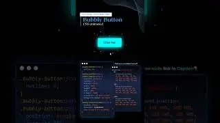 Bubbly Button Animation 🧚