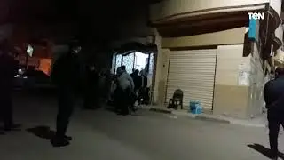 حصريا.. أول فيديو من أمام منزل المقدم محمد الحوفي 