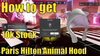 How to get Paris Hilton Animal Hood in Slivingland | Buy the last Camera | 10k Free UGC