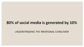 80% of Social Media is Generated by 10%