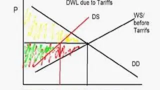 Dead Weight Loss due to Tariffs