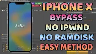 Iphone x Icloud Bypass | No Ipwnd | No Ramdisk Boot | Icloud Bypass Easy way