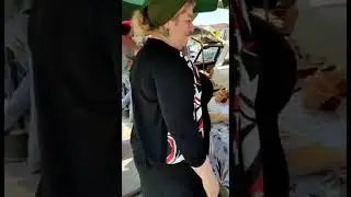 ЧП на рынке "Северном"! В этот прекрасный солнечный день какие-то ублюдки украли продукты у бабушки!
