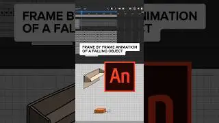 Frame by frame animation of a FALLING OBJECT 🧱⏬ #animationtutorial #51exercise #tipsforartists
