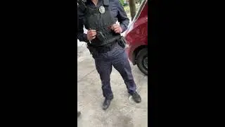 У копа не получилось, не фартануло. Замес с мусорам, копами (делитесь ссылкой). Коротенькое.