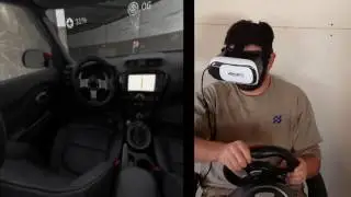 VR Car Zombies with Steering Wheel and Pedals