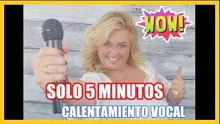DESPERTAR LA VOZ en solo 5 minutos 👍 . Técnica Vocal y Clases de Canto para todos.🤩