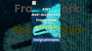 aws well architected framework security pillar