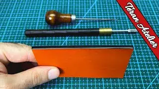 Edge Painting for Leather Work