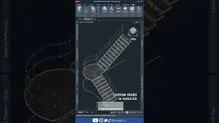 Custom Stairs in #autocad #architecture (watch full video)