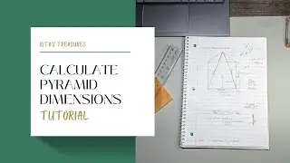 Calculate Pyramid Dimensions Tutorial [DIY Wire Wrapped Pyramid]