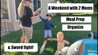 VLOG: Productive Weekend Together - Meal Prep & Organizing