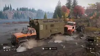 Snow Runner - Rescuing the White Western Star with the Chevy Kodiak C70