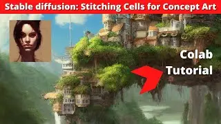 STABLE DIFFUSION Tutorial for Concept Artists (Stitch Cells - 
