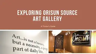 The Art gallery that Wole Soyinka made popular #Nigeria #africa  #vlog 19