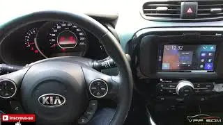 KIA SOUL 2016 COM MULTIMÍDIA PIONEER AVH-Z5280TV
