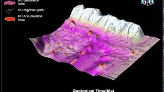 Dynamic 3D model of hydrocarbons migration and accumulation 06e