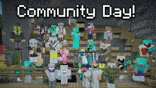 Minecraft Community Day! - Playing Beta Minecraft With Viewers, Come Hang!