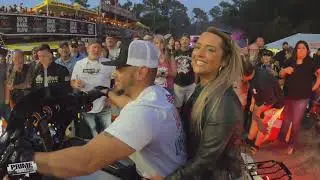 Motorcycle Burnout Contest at the Legendary Suck, Bang, Blow Bar:  Myrtle Beach Bike Week 2021