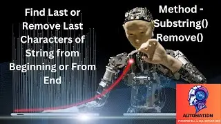 Find or Remove the Characters from String in PowerShell - Using Substring() / Remove()  Methods