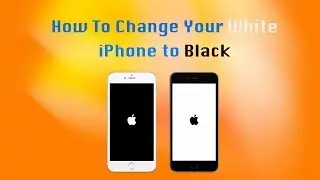 How to Change a White iPhone 7 8 X Plus to Black - No Repair required!