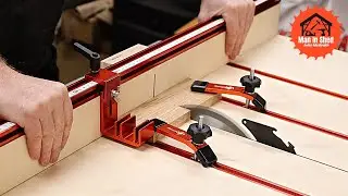 Large Cross Cut Sled. Essential Table Saw Jig.