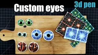 Perfect eyes with 3d pen