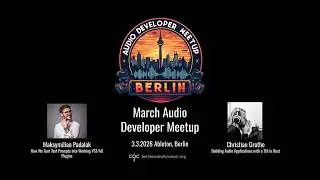 How We Turn Text Prompts into Working VST/AU Plugins - Maksymilian Padalak (Meetup March 2026)