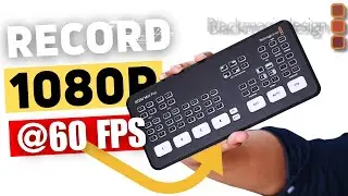 How to Set Up Blackmagic ATEM Mini Pro to Record 1080@60p. ATEM  Mini Record Settings