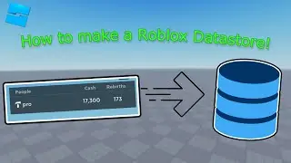 How to make a ROBLOX DATASTORE in Roblox Studio (Roblox Studio 2022)