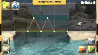 Bridge Constructor - Bridge 8 - Westlands - Walkthrough