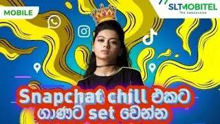 Snap chat data package SLT Mobitel