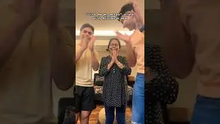 “Give me my money” prank on my his mom 🤭 #funnyprank #couplefunny #prankingmom