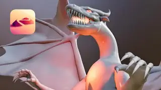Dragon in Nomad Sculpt #nomadsculpt #dragon