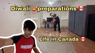 Diwali🪔 ki safayi 🇨🇦 | Canada Vlogs | International student in Canada 🇨🇦