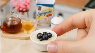 Мини Овсяная Каша 🤗 Съедобная Миниатюрная Еда 😱 Мини Еда