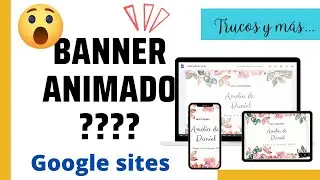 ⬇️Banner ANIMADO para WEB de GOOGLE SITES