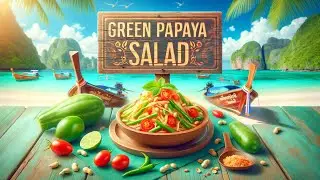 Thai Market's Som Tum Salad (Green Papaya Salad) | Peaceful Cooking