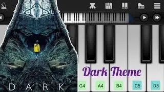 Dark Theme Music | Netflix | Perfect Piano | Easy Piano Tutorial