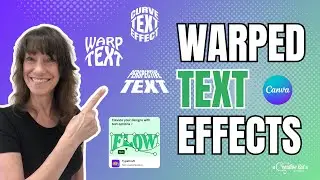 How to Create Warped, Skewed, & Perspective Text Effects Using Canva 😱 + BONUS: Animated Effect!